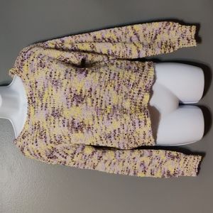 Purple & Yellow Sweater